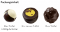 Preview: Auswahl hochprozentiger Zartbitter-Pralinen, EH Chocoladen, handgefertigte, Trüffel, 3fach sortiert